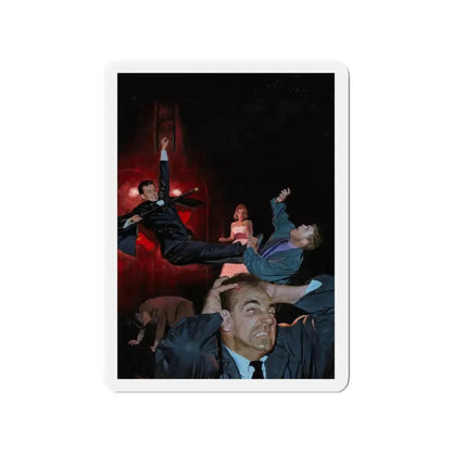 On Stage, comic book, Dell Comics, 1962 (Magazine Illustration) Refrigerator Magnet 2 Inch - The Sticker Space