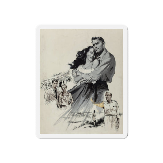 On the Beach, movie advertisement, 1959 (2) (Magazine Illustration) Refrigerator Magnet-6 × 6"-The Sticker Space