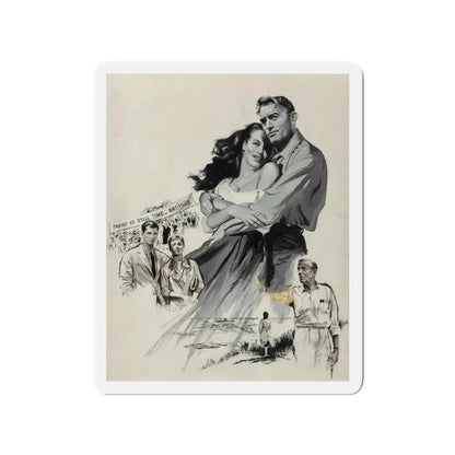 On the Beach, movie advertisement, 1959 (2) (Magazine Illustration) Refrigerator Magnet - The Sticker Space