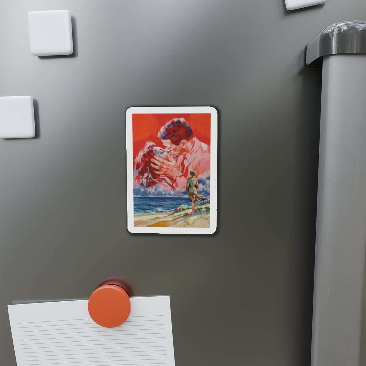 On the Beach, movie advertisement, 1959 (Magazine Illustration) Refrigerator Magnet-The Sticker Space