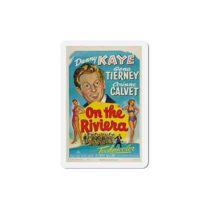 On the Riviera 1951 Movie Poster Die-Cut Magnet-4 Inch-The Sticker Space