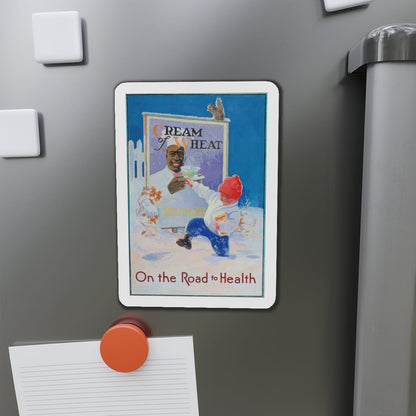 On the Road to Health, Cream of Wheat advertisement (Magazine Illustration) Refrigerator Magnet-The Sticker Space