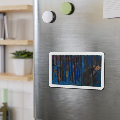 On the Search (Magazine Illustration) Refrigerator Magnet