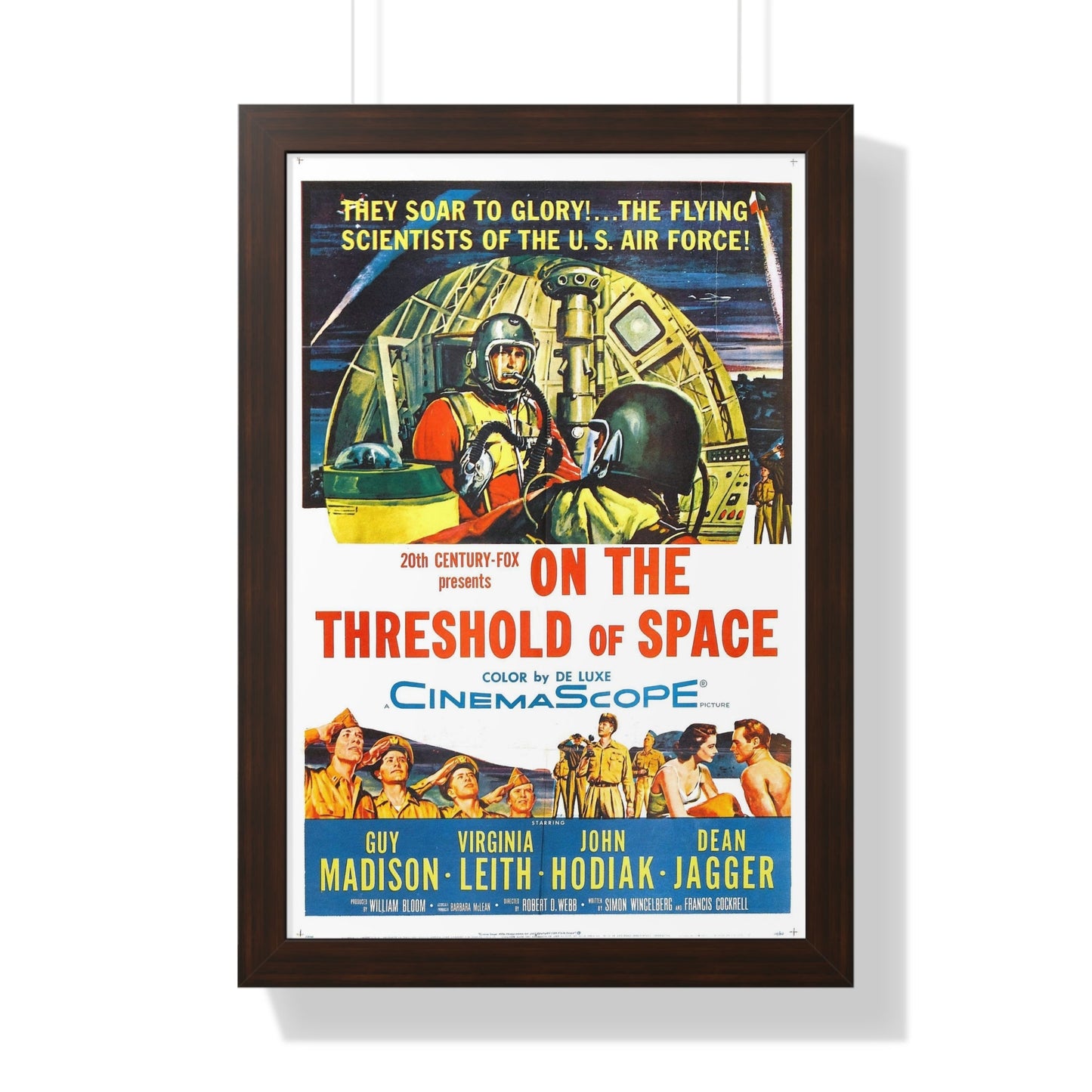 ON THE THRESHOLD OF SPACE 1956 - Framed Movie Poster-16″ x 24″-The Sticker Space