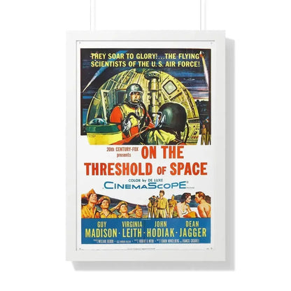 ON THE THRESHOLD OF SPACE 1956 - Framed Movie Poster 20" x 30" White - The Sticker Space