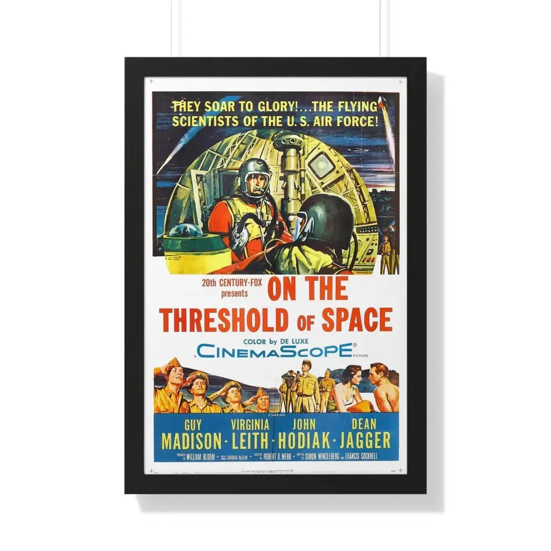 ON THE THRESHOLD OF SPACE 1956 - Framed Movie Poster - The Sticker Space