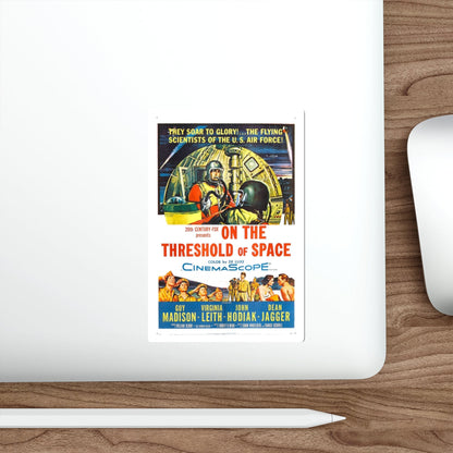 ON THE THRESHOLD OF SPACE 1956 Movie Poster STICKER Vinyl Die-Cut Decal-The Sticker Space