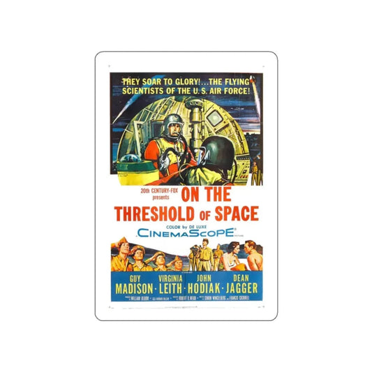 ON THE THRESHOLD OF SPACE 1956 Movie Poster STICKER Vinyl Die-Cut Decal 2 Inch - The Sticker Space