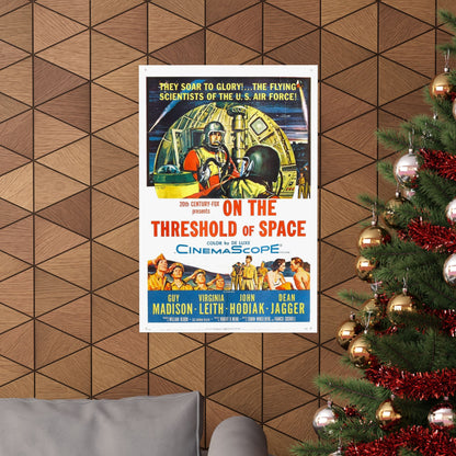 ON THE THRESHOLD OF SPACE 1956 - Paper Movie Poster-The Sticker Space