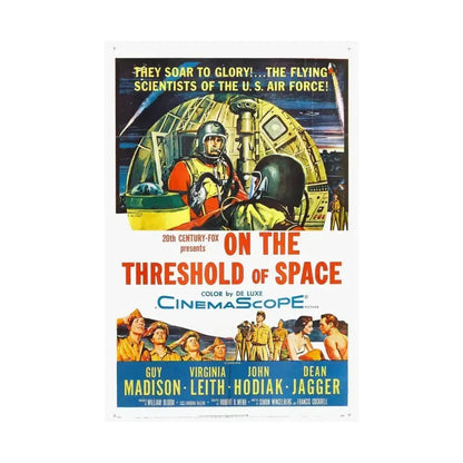 ON THE THRESHOLD OF SPACE 1956 - Paper Movie Poster - The Sticker Space