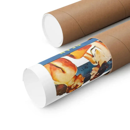 ON THE THRESHOLD OF SPACE 1956 - Paper Movie Poster - The Sticker Space