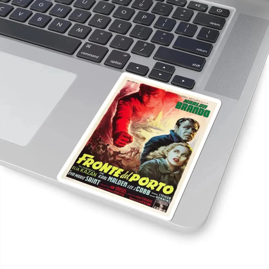 ON THE WATERFRONT 1954 Movie Poster - STICKER Vinyl Kiss-Cut Decal - The Sticker Space