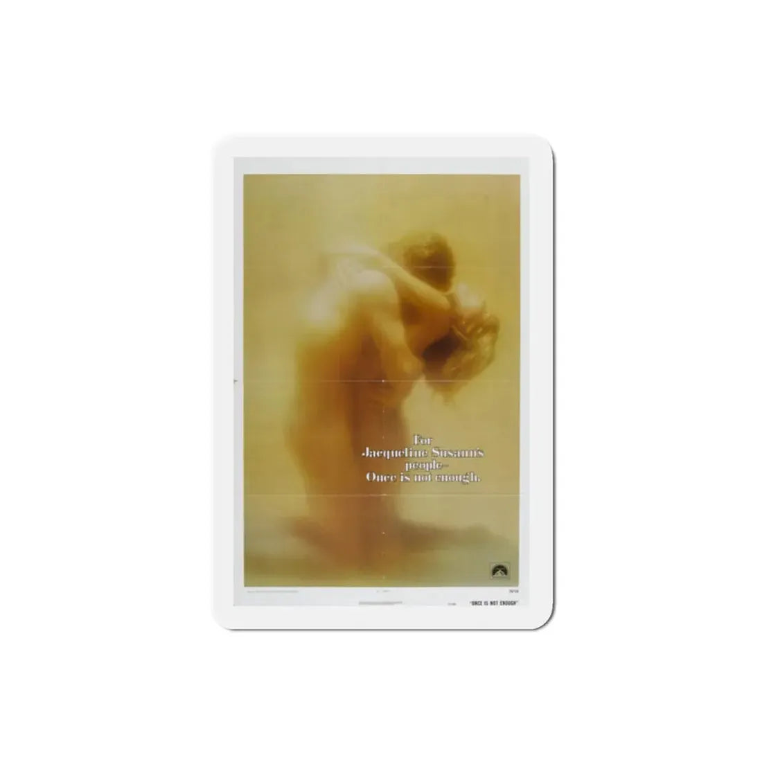 Once Is Not Enough 1975 Movie Poster Refrigerator Magnet - The Sticker Space
