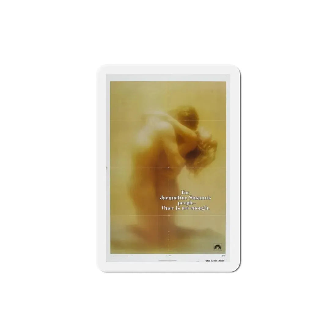Once Is Not Enough 1975 Movie Poster Refrigerator Magnet - The Sticker Space