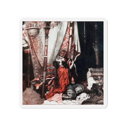 Once It Happened in the Black Tents, McCalls magazine, January 1923 (Magazine Illustration) Refrigerator Magnet 4 Inch - The Sticker Space