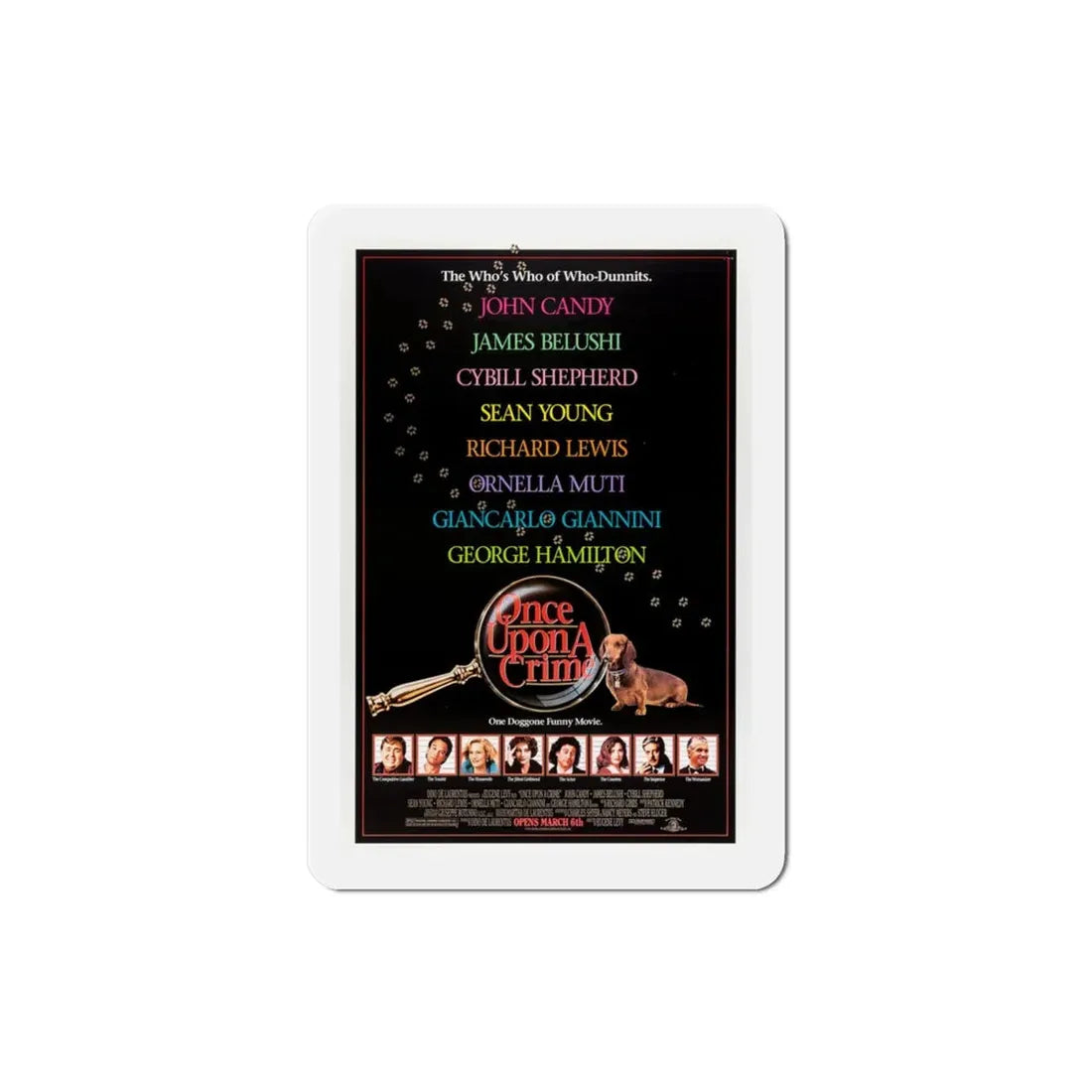 Once Upon a Crime 1992 Movie Poster Refrigerator Magnet - The Sticker Space