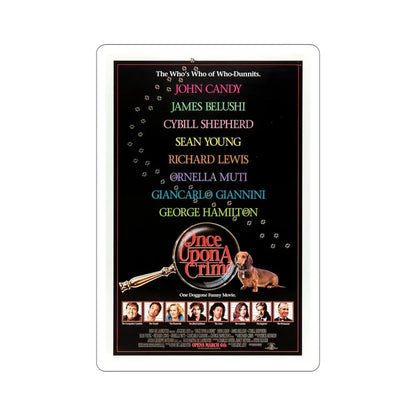 Once Upon a Crime 1992 Movie Poster STICKER Vinyl Die-Cut Decal 5 Inch - The Sticker Space
