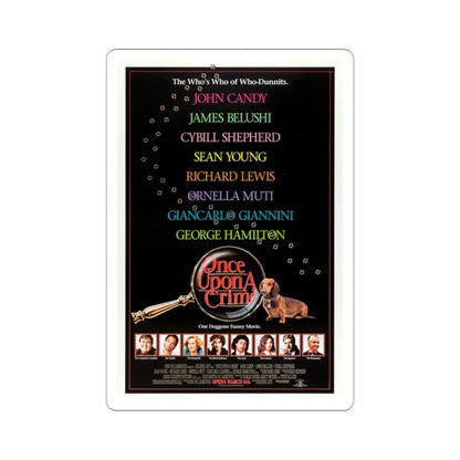 Once Upon a Crime 1992 Movie Poster STICKER Vinyl Die-Cut Decal - The Sticker Space