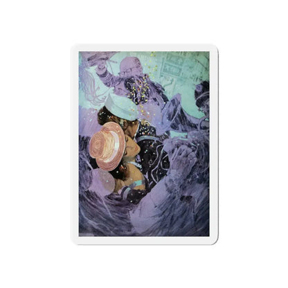 Once Upon a Midniht, Good Housekeeping, January 1966 (Magazine Illustration) Refrigerator Magnet 6 Inch - The Sticker Space