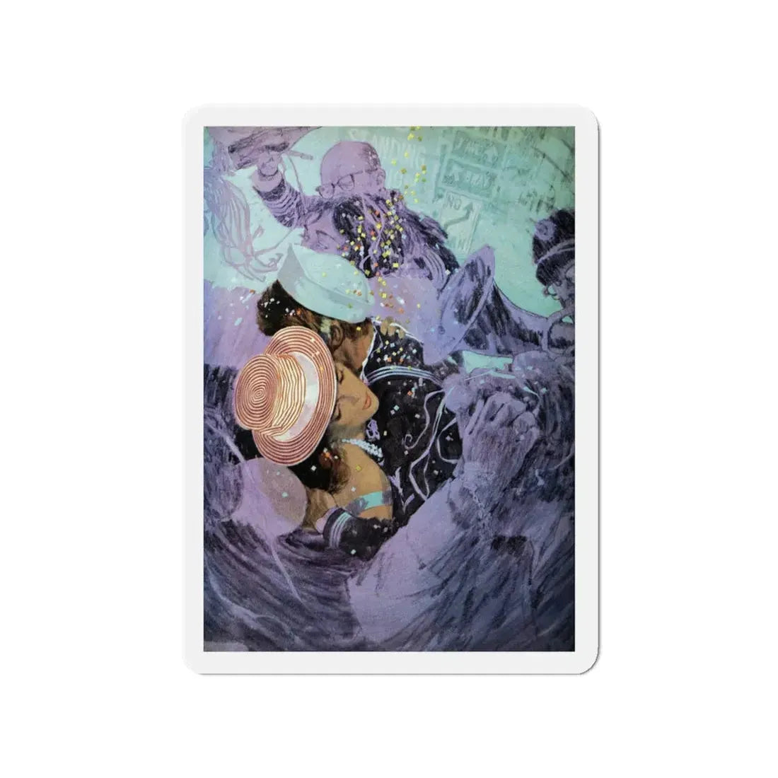 Once Upon a Midniht, Good Housekeeping, January 1966 (Magazine Illustration) Refrigerator Magnet - The Sticker Space