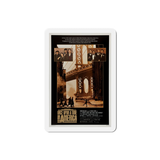 Once Upon a Time in America 1984 Movie Poster Die-Cut Magnet-2" x 2"-The Sticker Space