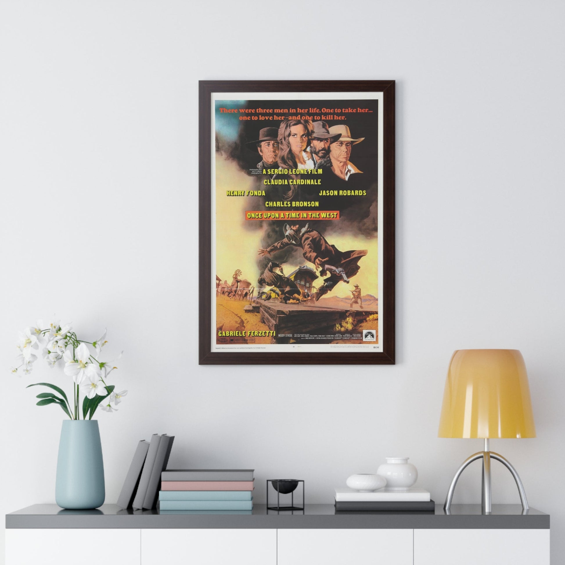 ONCE UPON A TIME IN THE WEST 1968 - Framed Movie Poster-The Sticker Space