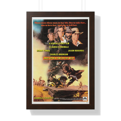 ONCE UPON A TIME IN THE WEST 1968 - Framed Movie Poster-16″ x 24″-The Sticker Space