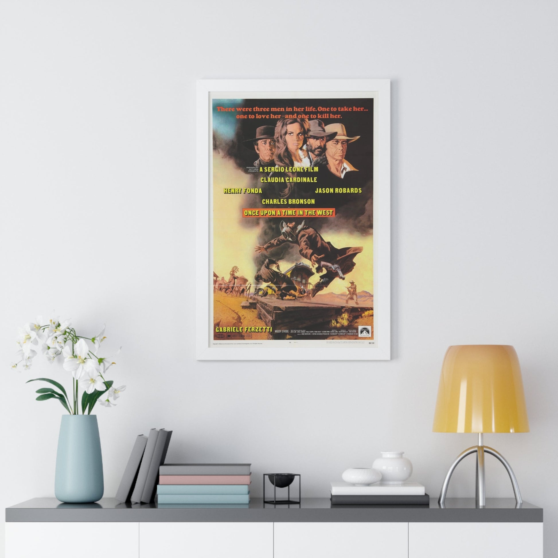 ONCE UPON A TIME IN THE WEST 1968 - Framed Movie Poster-The Sticker Space