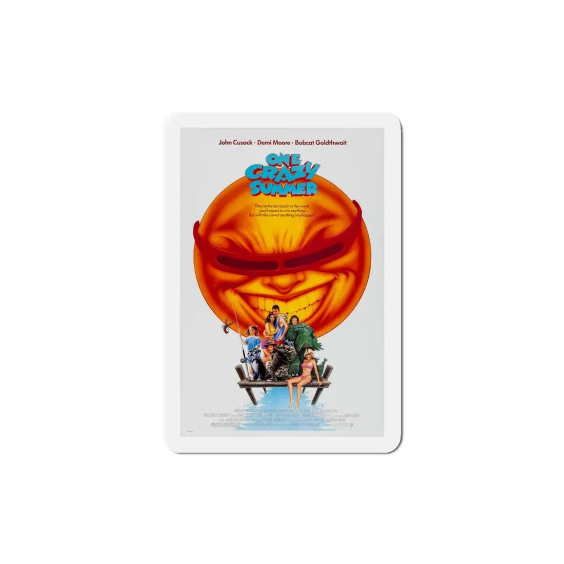 One Crazy Summer 1986 Movie Poster Refrigerator Magnet - The Sticker Space