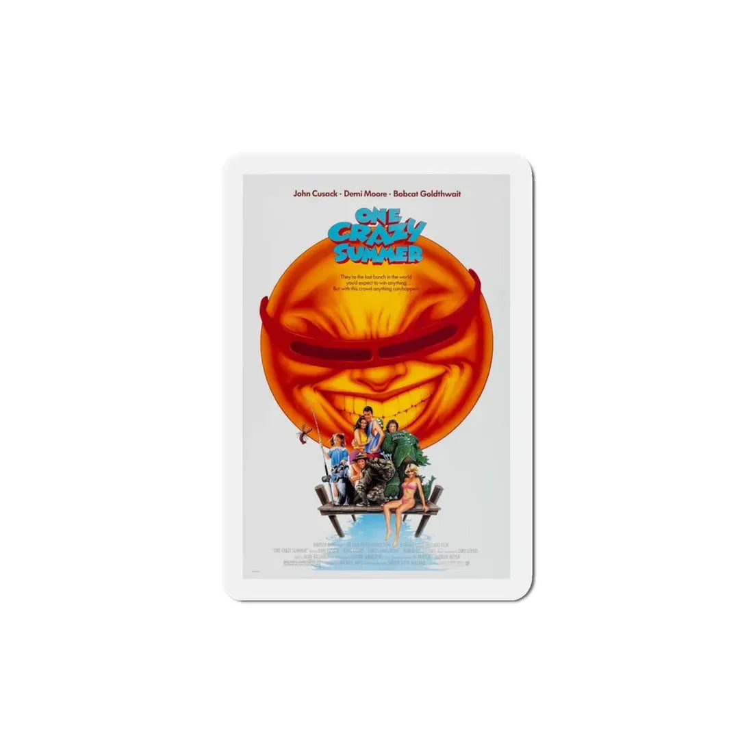 One Crazy Summer 1986 Movie Poster Refrigerator Magnet - The Sticker Space