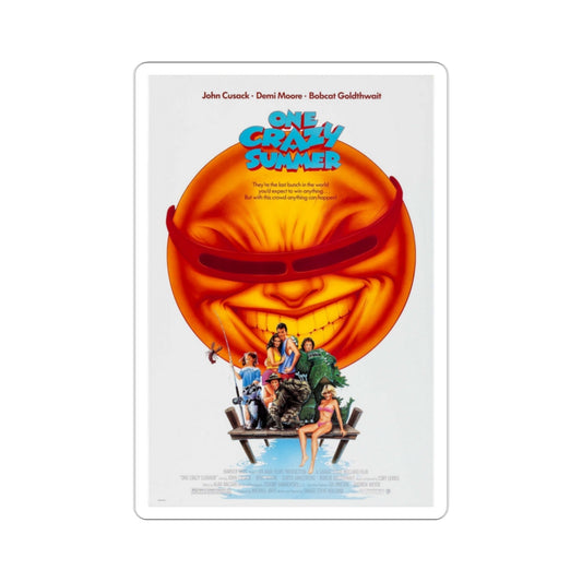 One Crazy Summer 1986 Movie Poster STICKER Vinyl Die-Cut Decal-2 Inch-The Sticker Space