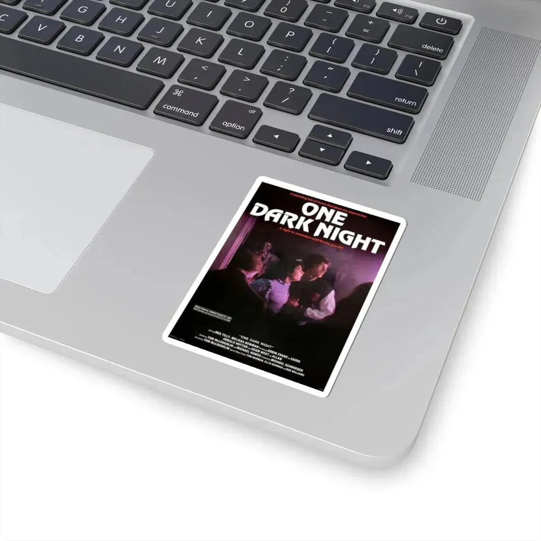 ONE DARK NIGHT 1982 Movie Poster - STICKER Vinyl Kiss-Cut Decal - The Sticker Space