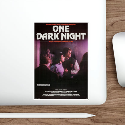 One Dark Night 1983 Movie Poster STICKER Vinyl Die-Cut Decal-The Sticker Space