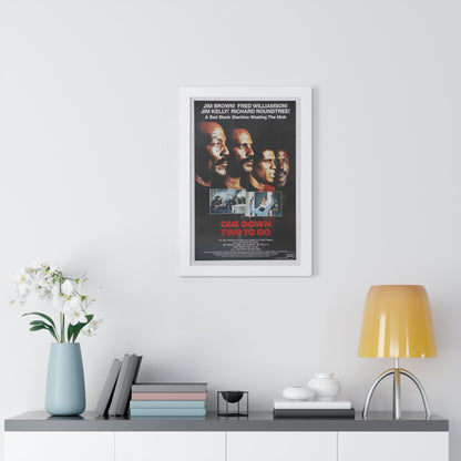 ONE DOWN, TWO TO GO 1982 - Framed Movie Poster-The Sticker Space