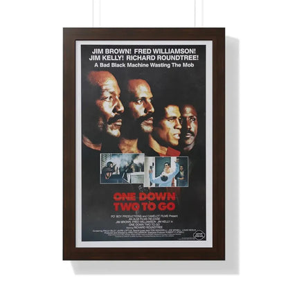 ONE DOWN, TWO TO GO 1982 - Framed Movie Poster - The Sticker Space