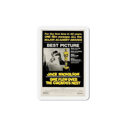 One Flew Over the Cuckoo's Nest 1975 2 Movie Poster Refrigerator Magnet 6 Inch - The Sticker Space