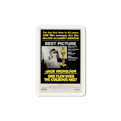 One Flew Over the Cuckoo's Nest 1975 2 Movie Poster Refrigerator Magnet - The Sticker Space