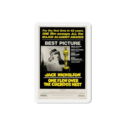 One Flew Over the Cuckoo's Nest 1975 2 Movie Poster Refrigerator Magnet - The Sticker Space