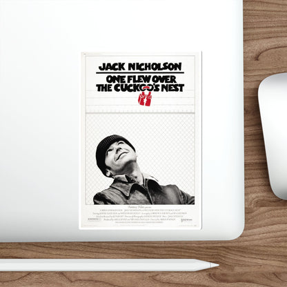 One Flew Over the Cuckoo's Nest 1975 Movie Poster STICKER Vinyl Die-Cut Decal-The Sticker Space