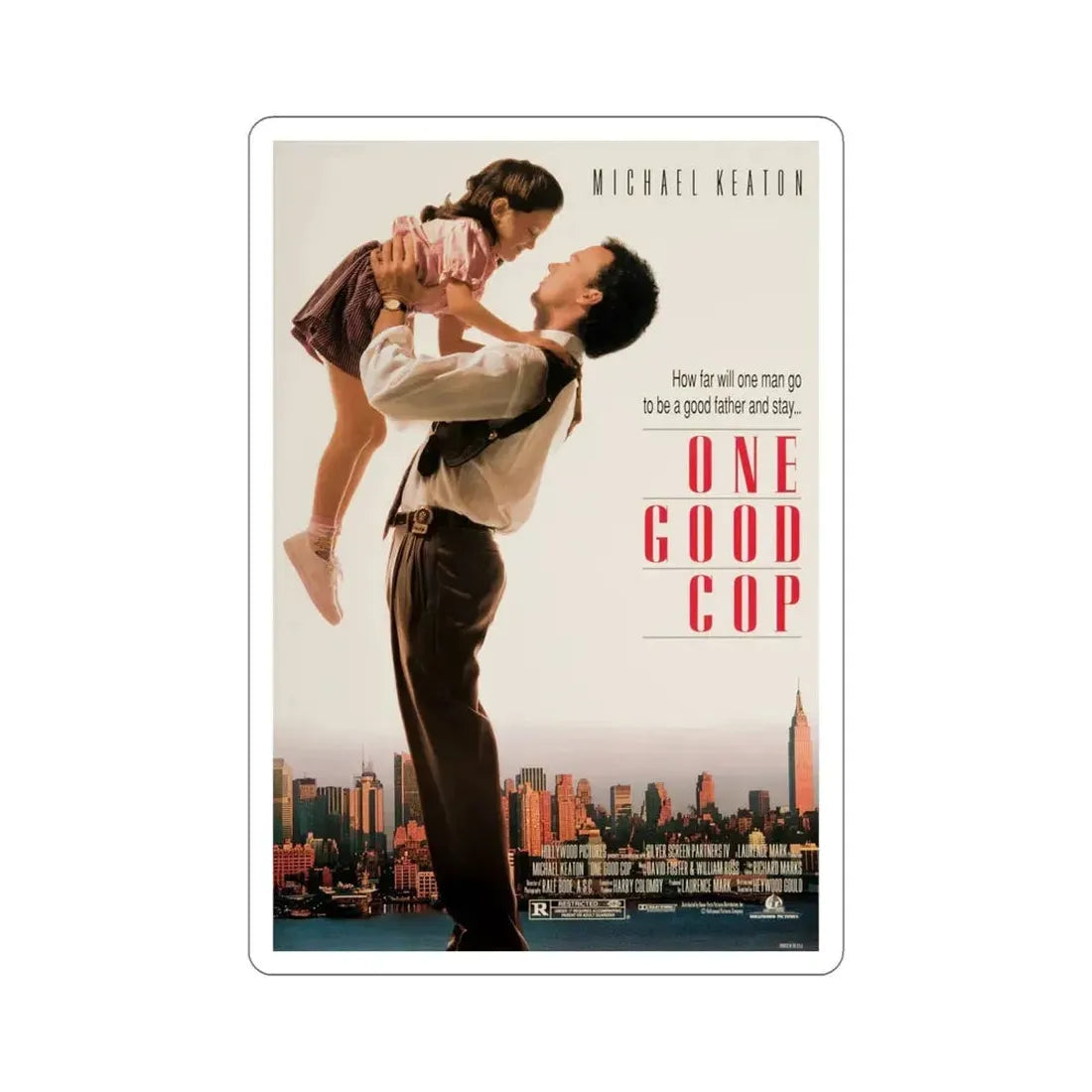 One Good Cop 1991 Movie Poster STICKER Vinyl Die-Cut Decal 5 Inch - The Sticker Space