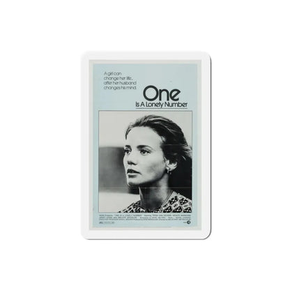 One Is a Lonely Number 1972 Movie Poster Refrigerator Magnet - The Sticker Space