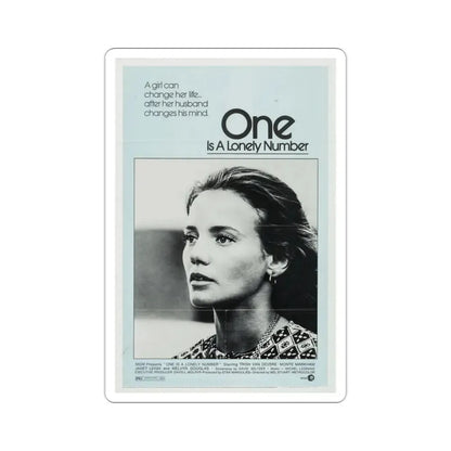 One Is a Lonely Number 1972 Movie Poster STICKER Vinyl Die-Cut Decal 2 Inch - The Sticker Space