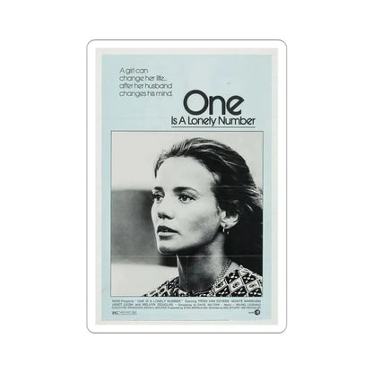 One Is a Lonely Number 1972 Movie Poster STICKER Vinyl Die-Cut Decal 3 Inch - The Sticker Space