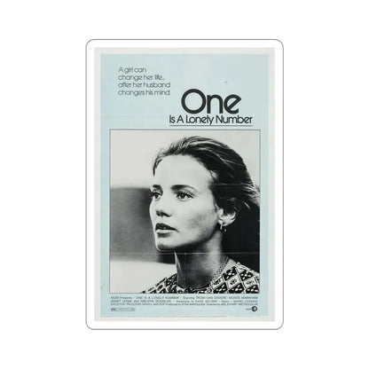 One Is a Lonely Number 1972 Movie Poster STICKER Vinyl Die-Cut Decal 6 Inch - The Sticker Space