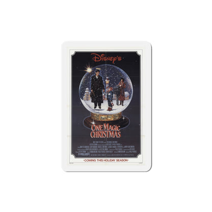 One Magic Christmas 1985 Movie Poster Die-Cut Magnet-3" x 3"-The Sticker Space