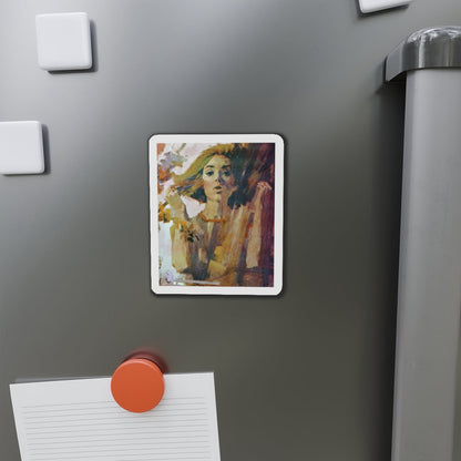 One Moment to Cherish, Good Housekeeping, February 1966 (Magazine Illustration) Refrigerator Magnet-The Sticker Space