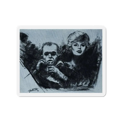 One Monday We Killed Them All (2), Cosmopolitan, November 1961 (Magazine Illustration) Refrigerator Magnet - The Sticker Space