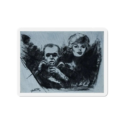 One Monday We Killed Them All (2), Cosmopolitan, November 1961 (Magazine Illustration) Refrigerator Magnet - The Sticker Space