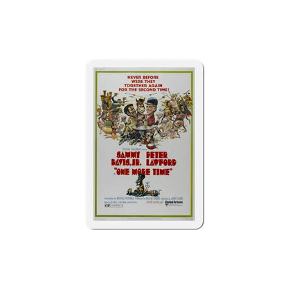 One More Time 1970 Movie Poster Refrigerator Magnet 6 Inch - The Sticker Space