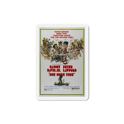One More Time 1970 Movie Poster Refrigerator Magnet - The Sticker Space